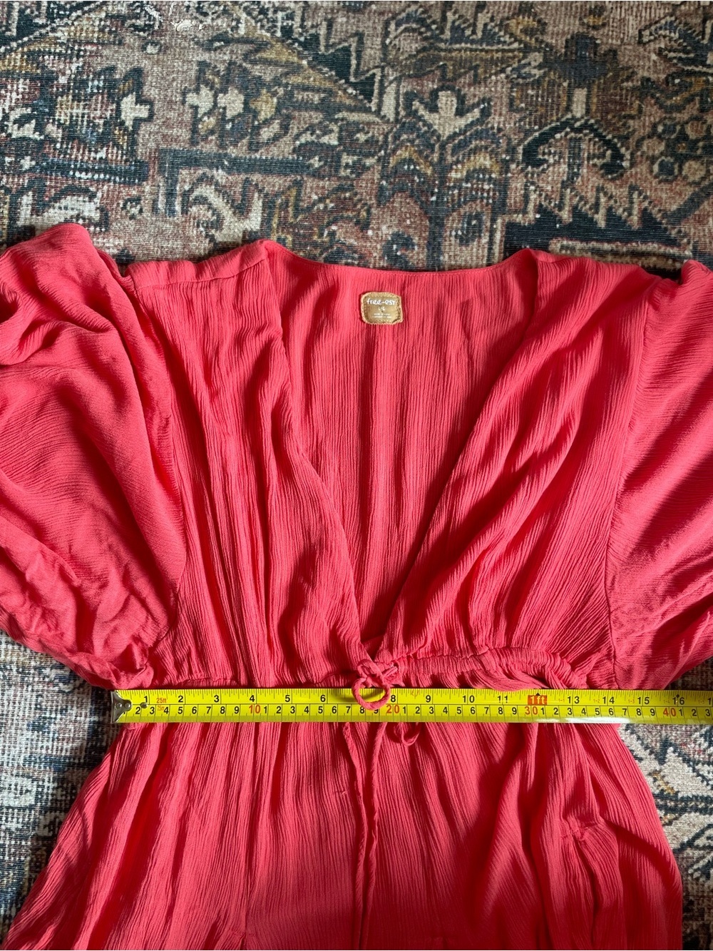 Free People Just Like Paradise Coral Maxi Dress - Picture 13 of 16